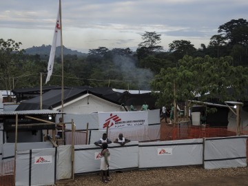 The Ebola Management Centre in Kailahun, Sierra Leone. The capacity was extended to 72 beds in August. ©Magali Deppen, MSF